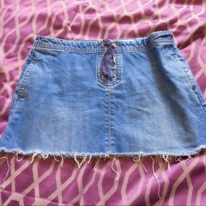 LOFT Mini Jean Skirt
